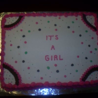 Girl Baby Shower Cake