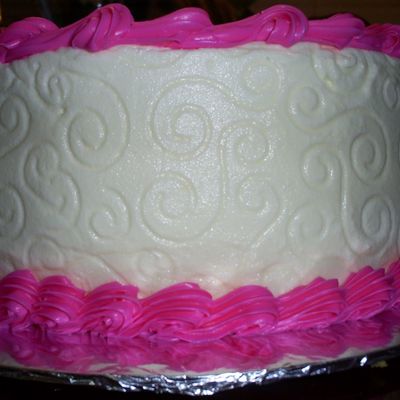 Side View Mothers Day Cake