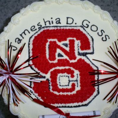 Nc State Grad Cake