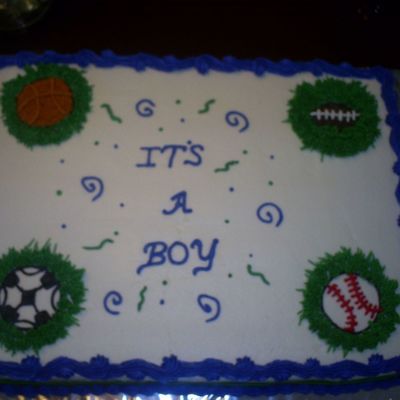 Boy Baby Shower Cake