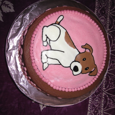 Jack Russell Cake