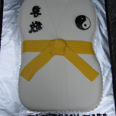 Karate Gi Cake