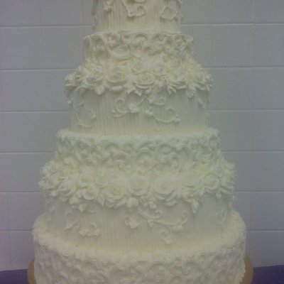 Six Tier/buttercream