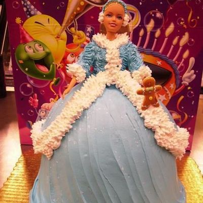 Barbie In Blue Winter Coat