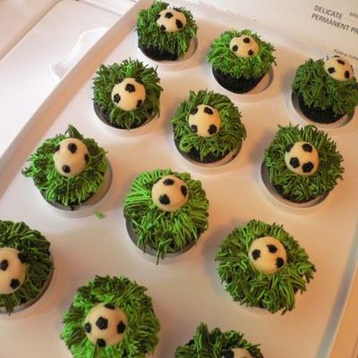 Soccer Cupcakes