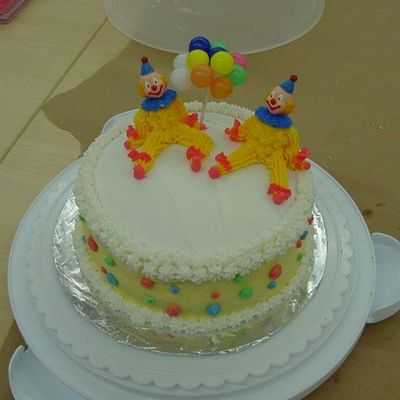 Clown Cake From Course 1