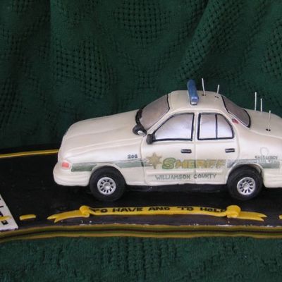 Sheriff's Car Before Touchups (Done Onsite)