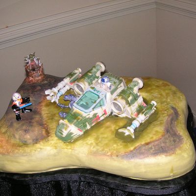 Star Wars Dagobah Swamp Scene