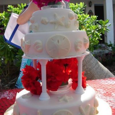 Seashell Wedding Cake