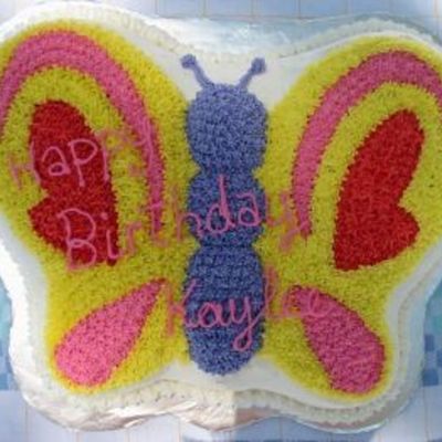 Butterfly Birthday Cake