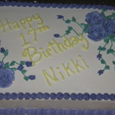 Rectangular Birthday Cake