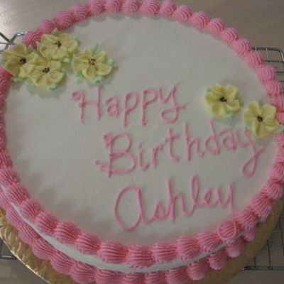 Festive Girls Birthday Cake