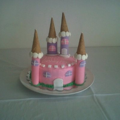 Princess Castle Cake