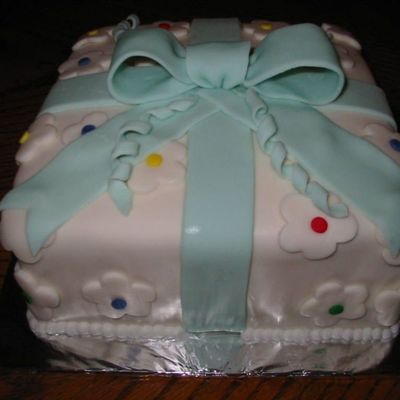Cake 1 Course 3 Present Cake Covered With Mmf
