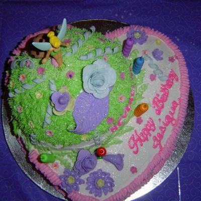 Jesiqua's Tinkerbell Birthday Cake