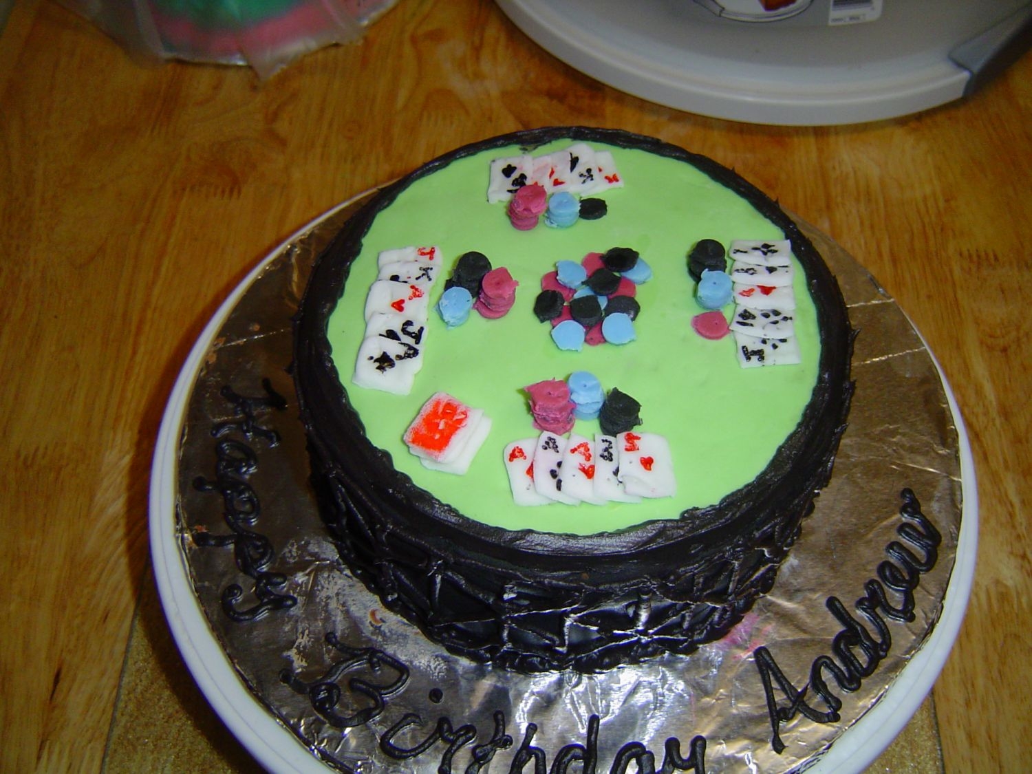 Poker Lovers Birthday Cake
