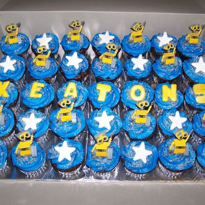 Wall-E Cupcakes
