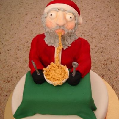 Spaghetti Santa