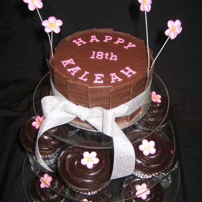 Chocolate Cupcake Tower