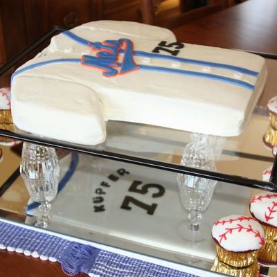 75Th Birthday Cake For A Mets Fan