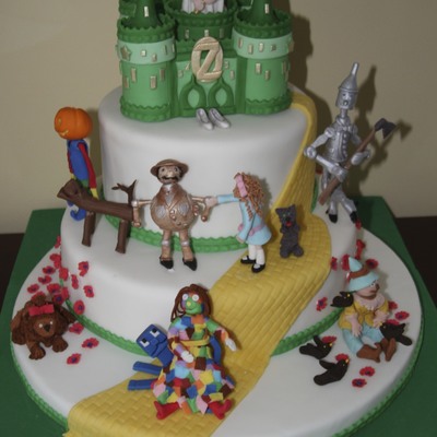 Wizard Of Oz Book Cake