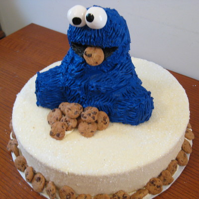 Cookie Monster Cake