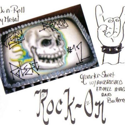 Heavy Metal Birthday Cake