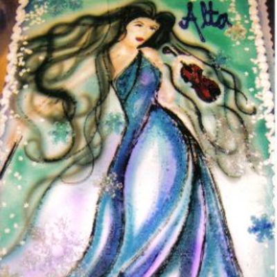 Snow Queen With Violin