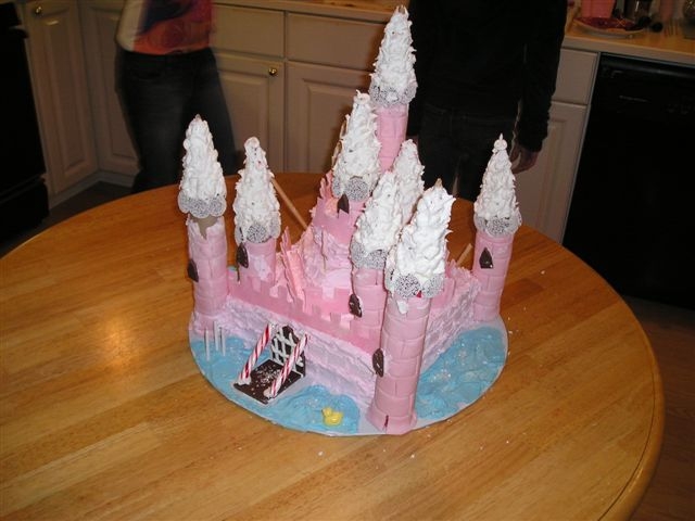 Gretta's 3Rd Birthday Castle Cake -First Time For Me