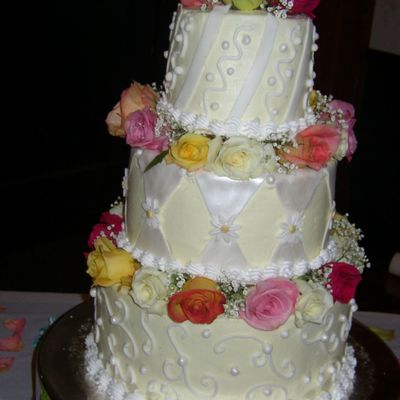 Yellow Whimsey Cake