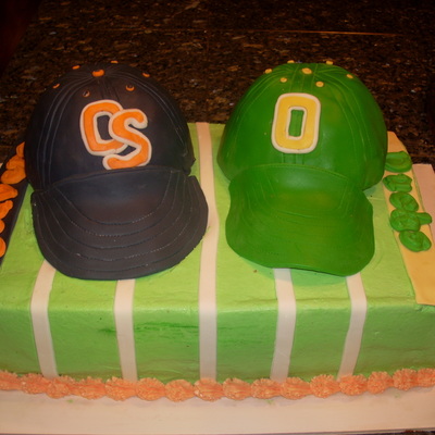 Oregon State & Oregon Civil War Cake
