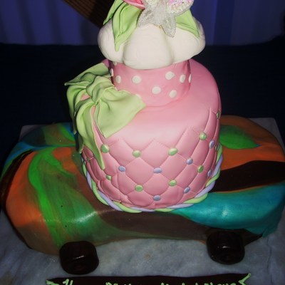 Boy & Girl Birthday Cake