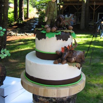 Elk Hunting Cake