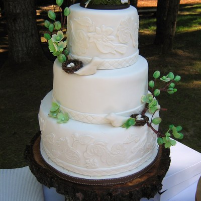 Birds Nest Wedding Cake