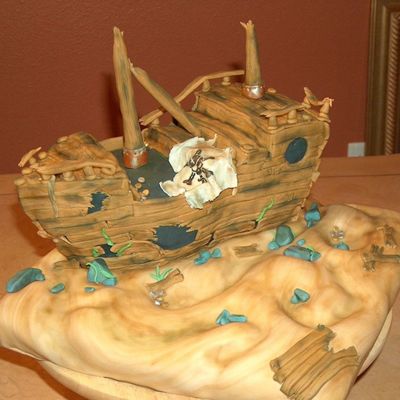 Zachary's Sunken Pirate Ship