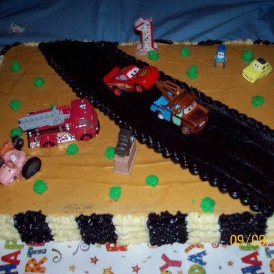 Cars 1St Birthday Cake
