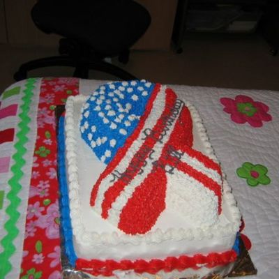 Military 4Th July Cake