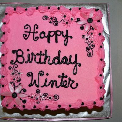 Black And Pink Daisies