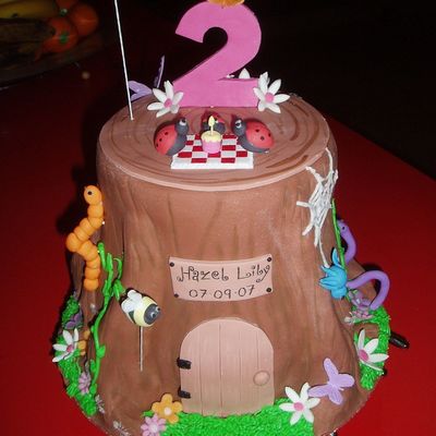 Insect Themed Birthday Cake