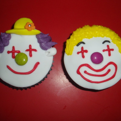 Clown Cupcakes