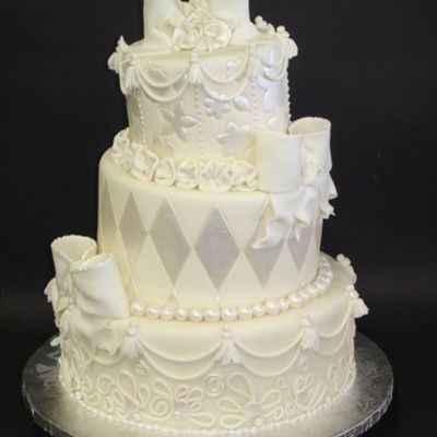 Whimsical Topsy Turvy Cake