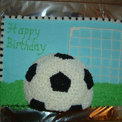 Soccer Ball Birthday Cake