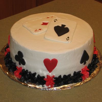 Poker Party Cake