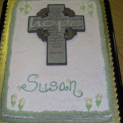 Cross Cake For Co-Worker