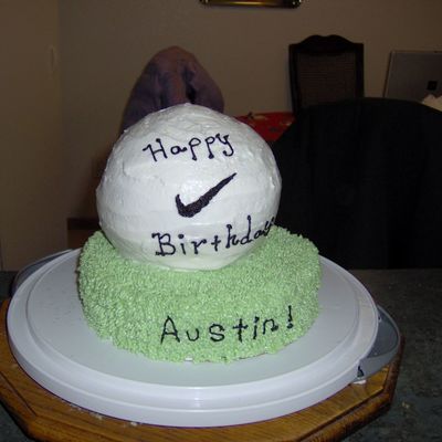 Nike Golf Ball Cake