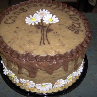 German Choc Daisy Cake