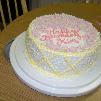 Co-Worker's Birthday Cake