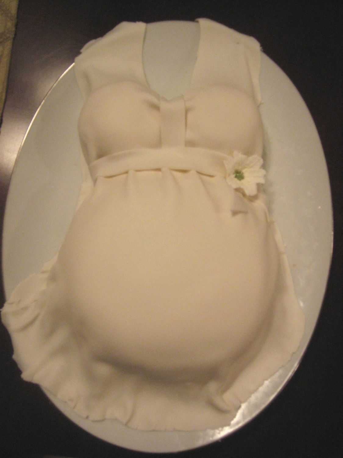 My Practice Pregnant Belly Cake