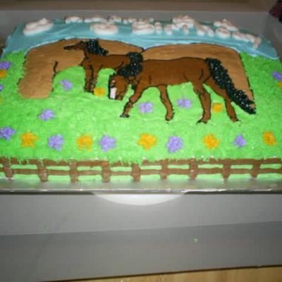 Horse Birthday Cake