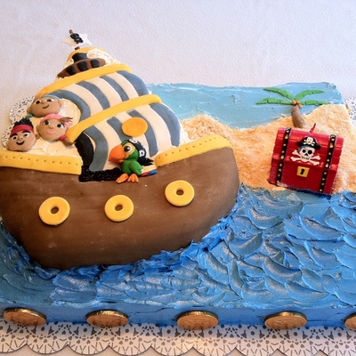 Jake And The Neverland Pirates Cake